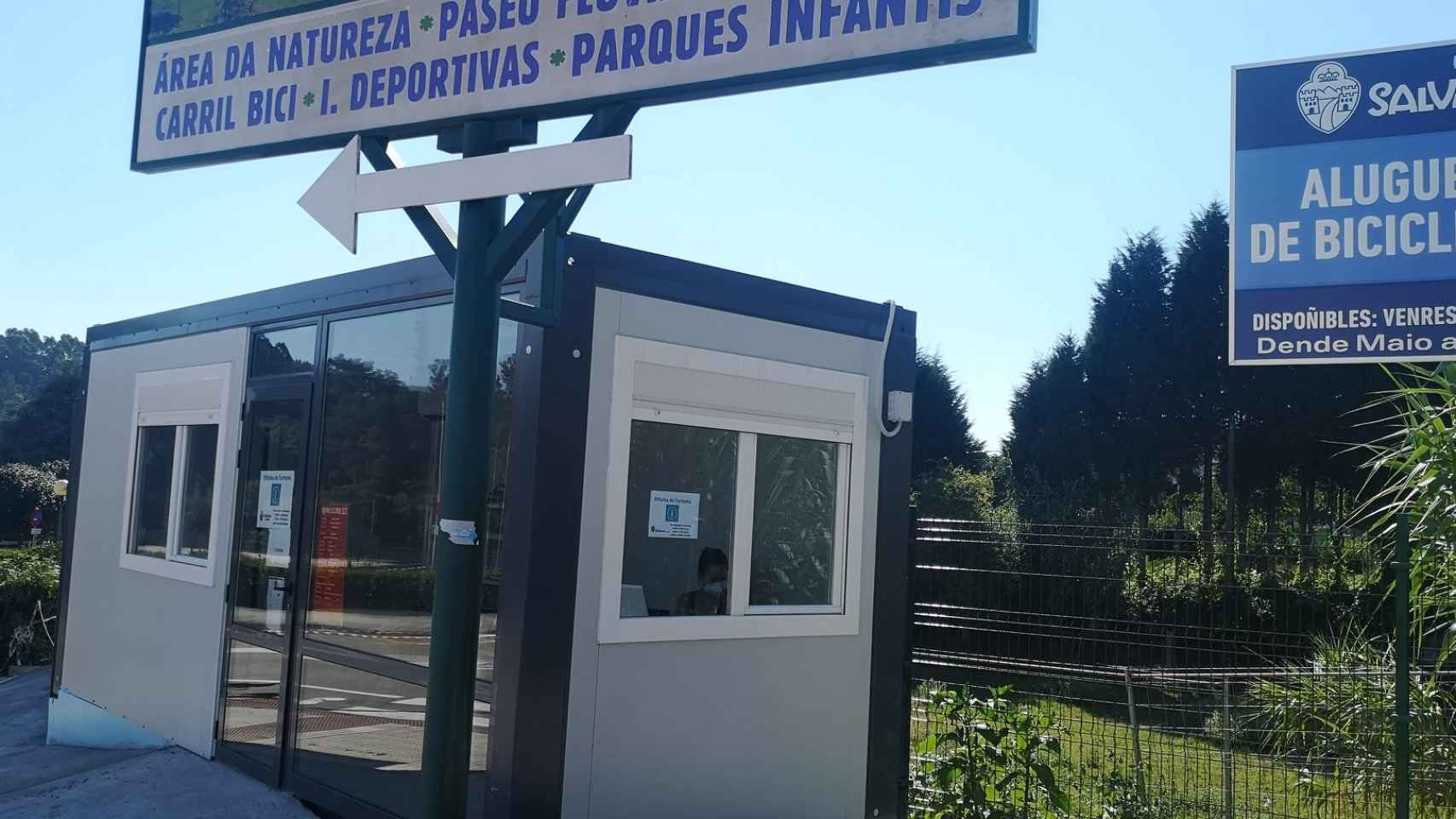 La nueva Oficina de Turismo de Salvaterra de Miño.