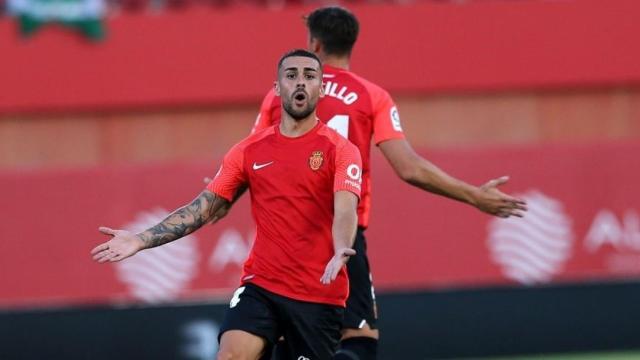 Dani Rodríguez, en el Mallorca - Real Betis