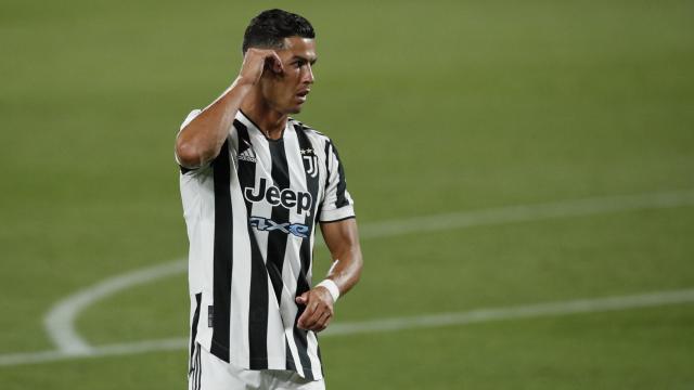 Cristiano Ronaldo durante un partido de la Juventus