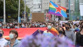 Imagen de archivo de una manifestación contra agresiones LGTBfóbicas