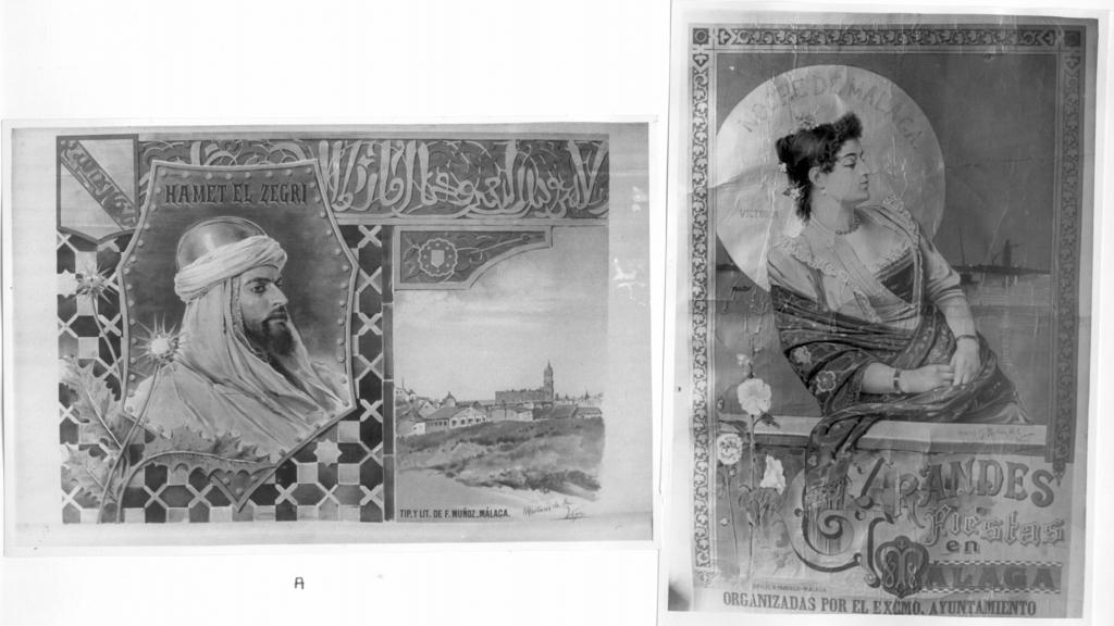 Carteles de la Feria de Málaga de 1892 y 1894.