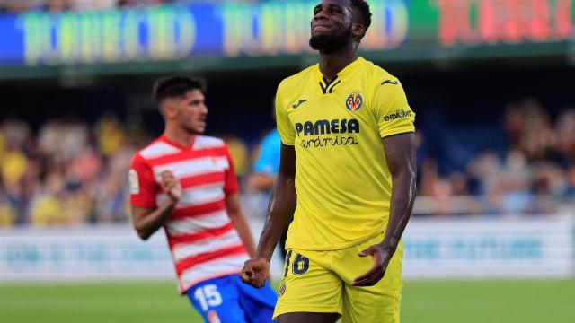 Boulaye Dia, en un partido del Villarreal de La Liga 2021/2022