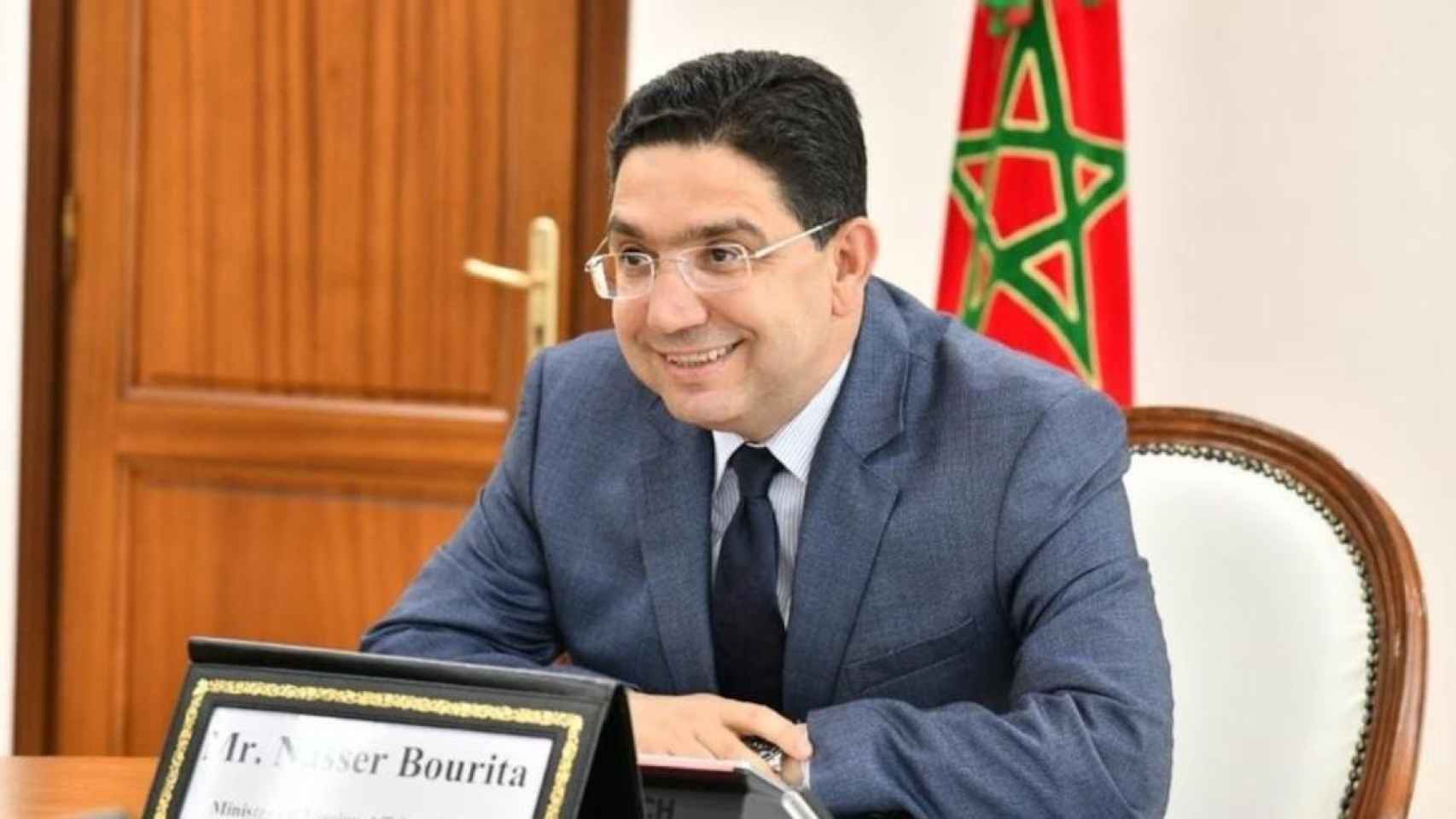 El ministro de Exteriores de Marruecos, Nasser Bourita.