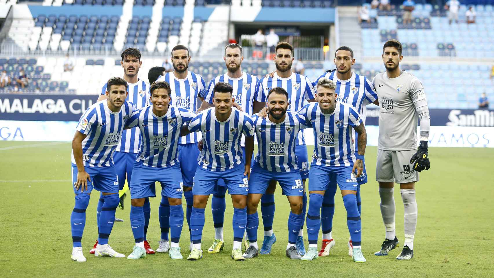 Alineación del Málaga CF en pretemporada.