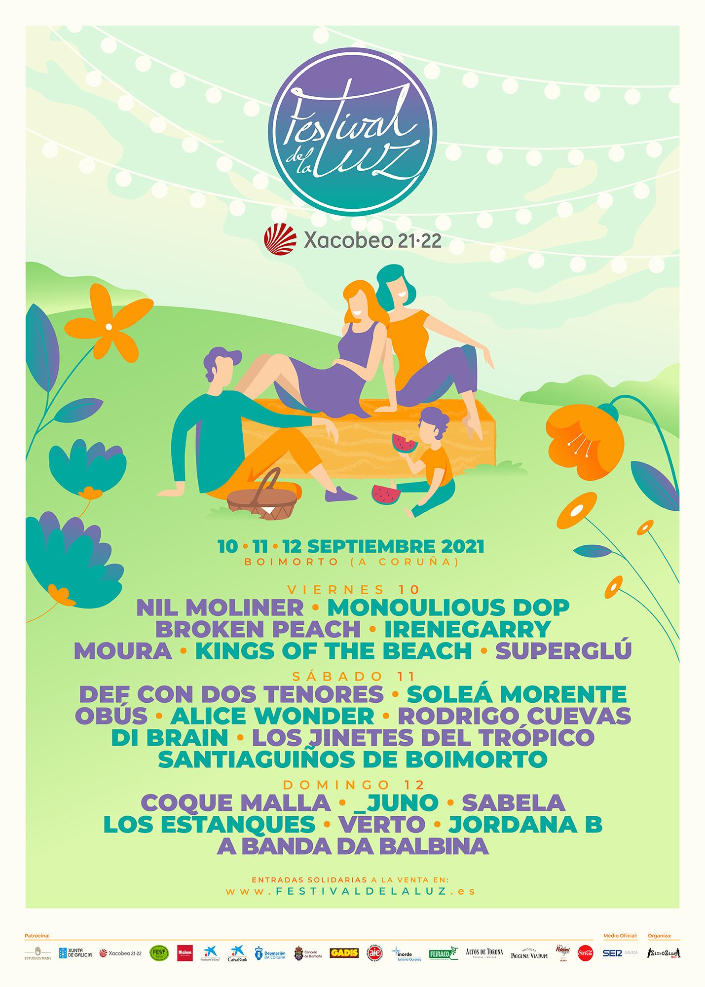 El cartel del Festival de la Luz 2021.