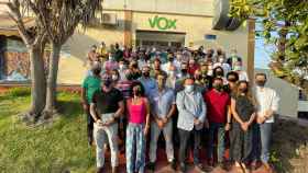Reunión de cargos orgánicos de Vox Málaga el 29 de julio.