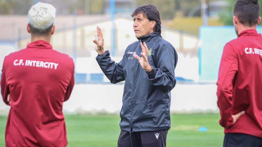 Gustavo Siviero, en un entrenamiento.