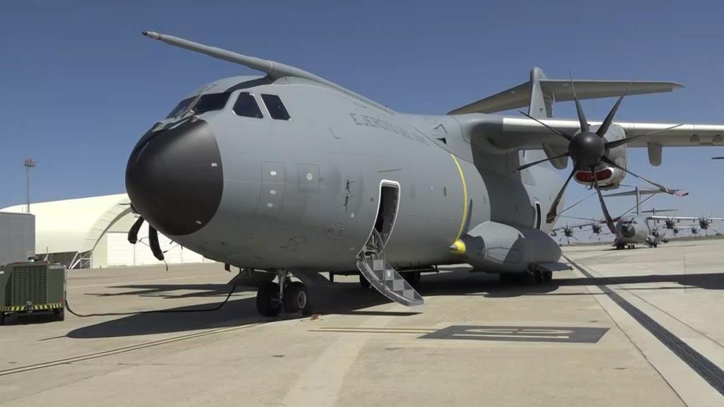 El avión militar A400M.