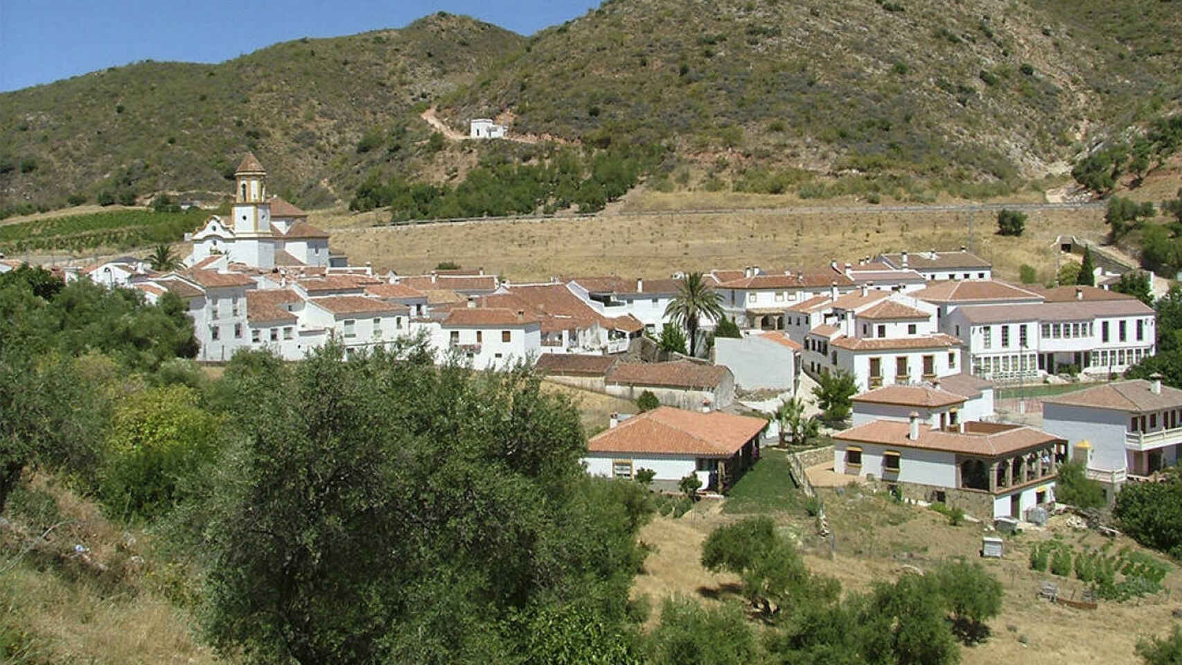 Vista del pueblo de Atajate, en la provincia de Málaga.