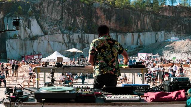 Concierto de uno de los DJ durante la pasada edición del festival (Foto de A&B Comunicación e Deseño)