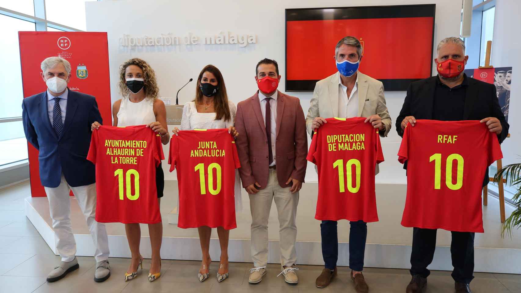 La selección española de fútbol sala llega a Alhaurín de la Torre