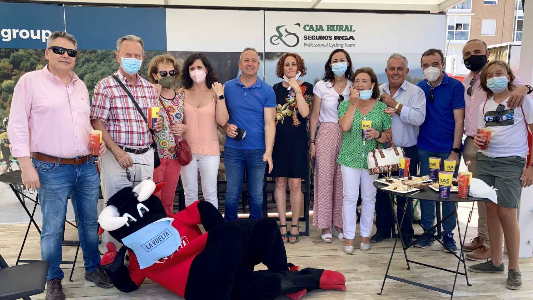 Globalcaja muestra su firme apoyo al paso de la Vuelta por Castilla-La Mancha