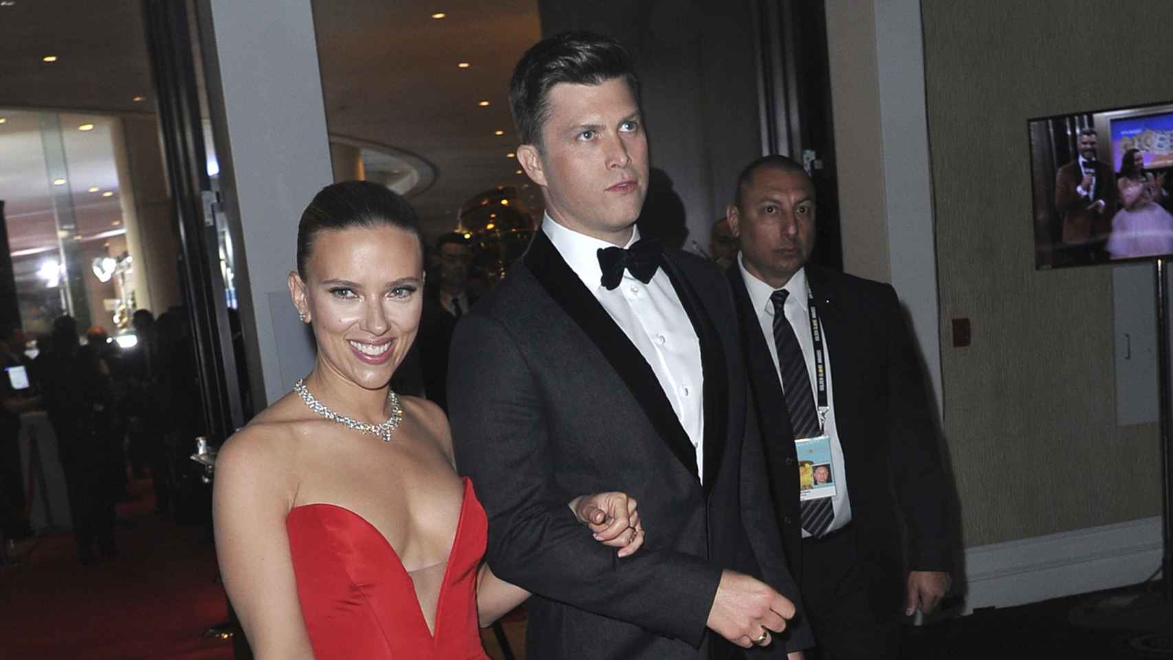 Scarlett Johansson junto a su marido Colin en una imagen de archivo.