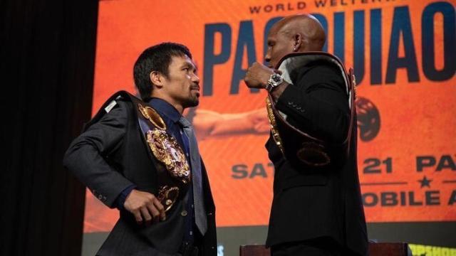 Careo entre Manny Pacquiao y Yordenis Ugás