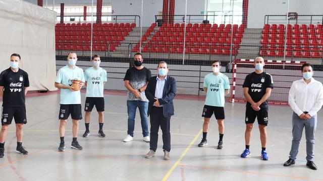 Selección Argentina de Fútbol Sala. Foto: Ayuntamiento de Puertollano (Ciudad Real)