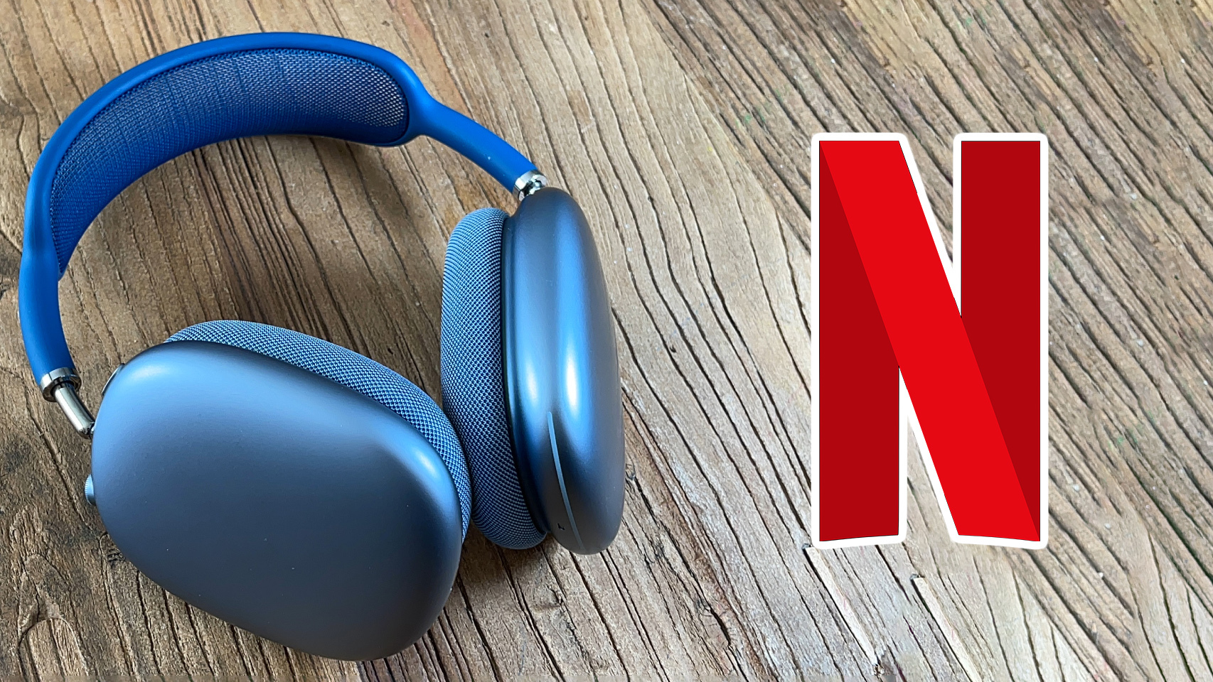 AirPods Max con el símbolo de Netflix