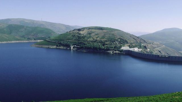 El embalse de Portas, en la provincia de Ourense.