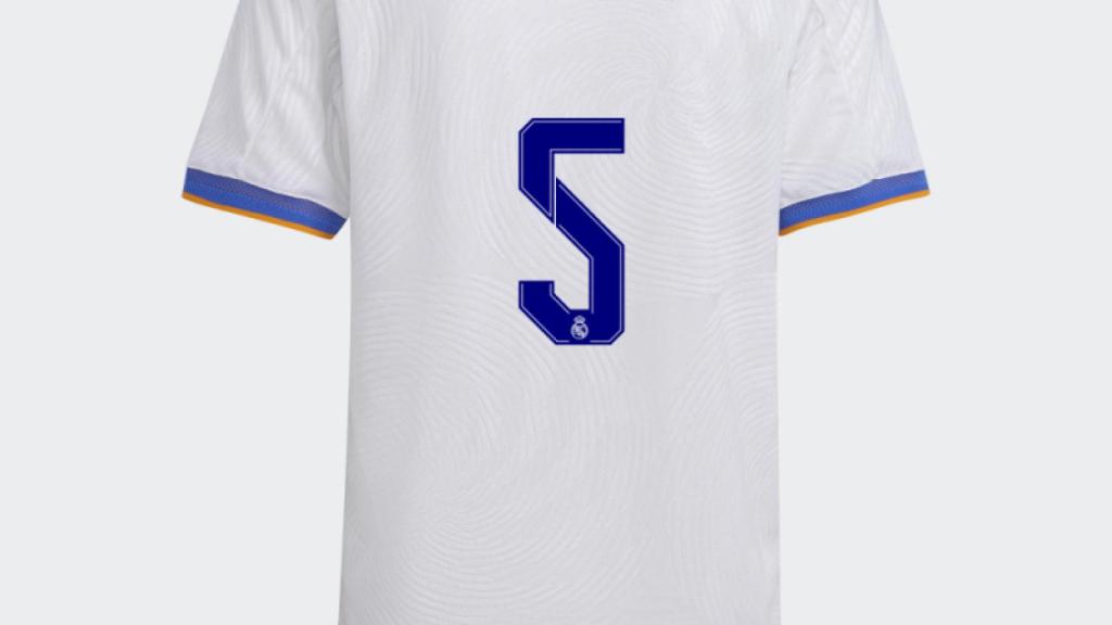 Camiseta de Jesús Vallejo con el '5' en el Real Madrid