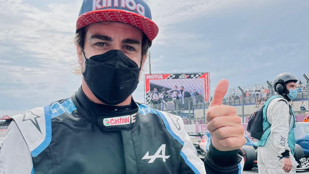 Fernando Alonso en Le Mans con Alpine