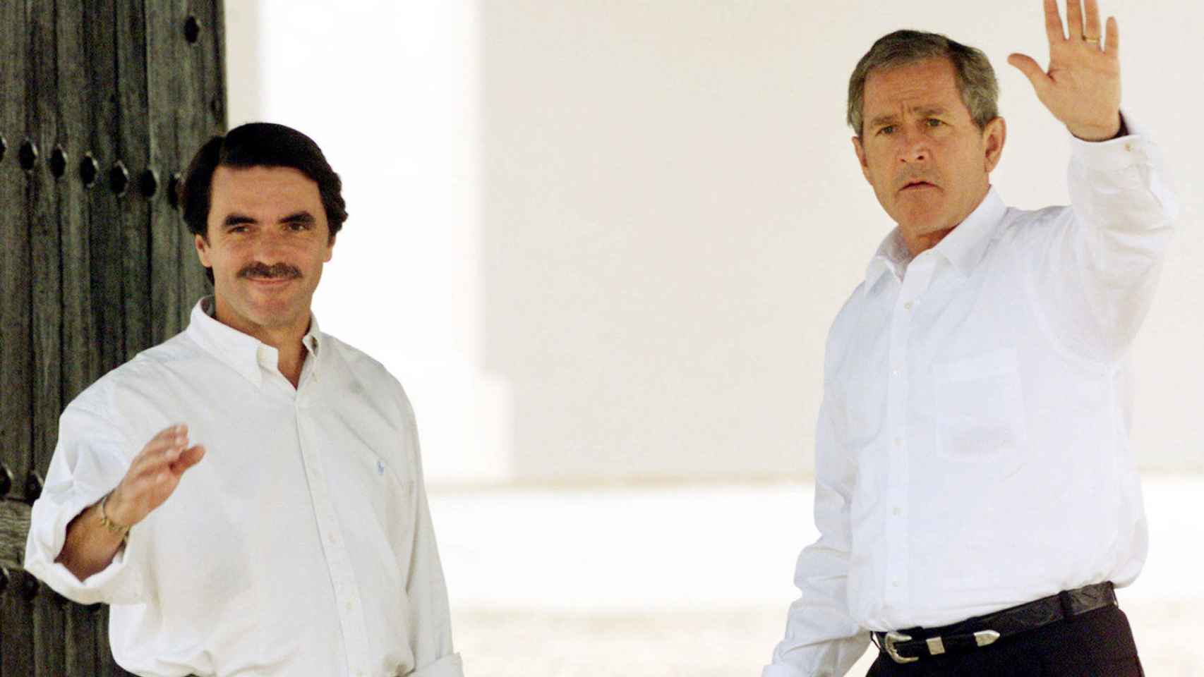 Aznar y Bush.