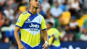 Cristiano Ronaldo, en un partido de la Juventus de Turín en la temporada 2021/2022