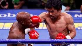 El boxeador filipino Manny Pacquiao ante Yordenis Ugás
