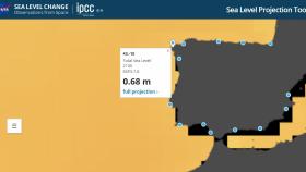 Una herramienta de la NASA permite ver cómo afectará la subida del nivel del mar en Galicia