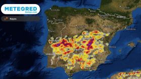 El mapa con las precipitaciones en España.