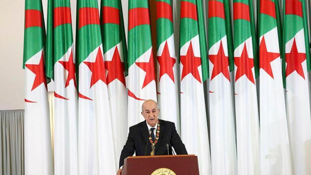 Abdelmadjid Tebboune, presidente de Argelia, en una imagen de archivo.