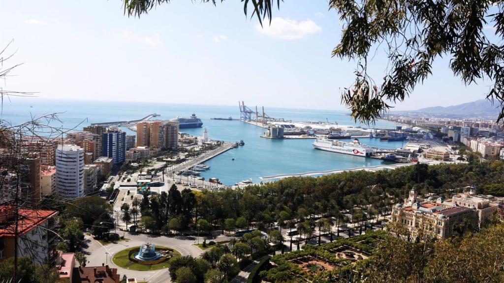 Vistas de Málaga.