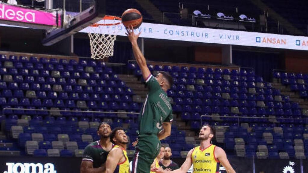 Unicaja - Morabanc Andorra de la pasada temporada, sin público en el Carpena.