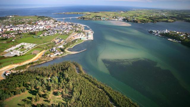 La ría de Ribadeo.