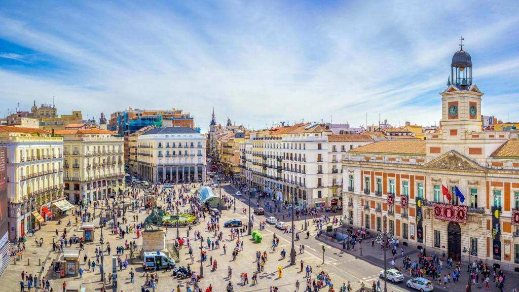 Puerta del Sol en Madrid.