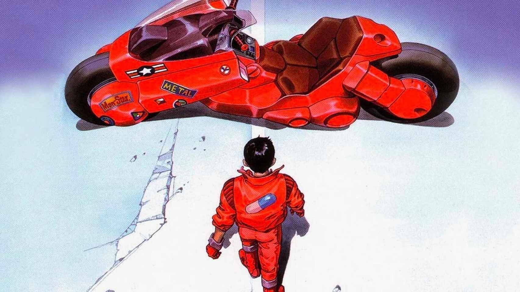 La deslumbrante moto roja del protagonista en 'Akira'