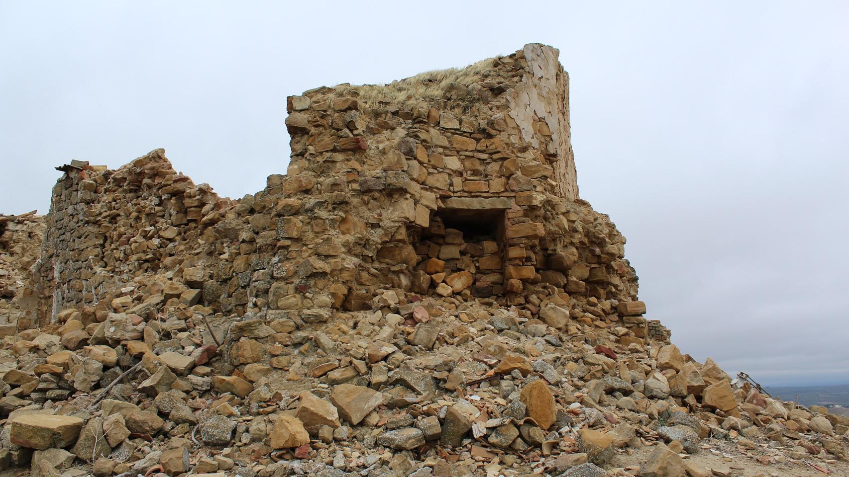 Ruinas del torreón de Fuentetétar.