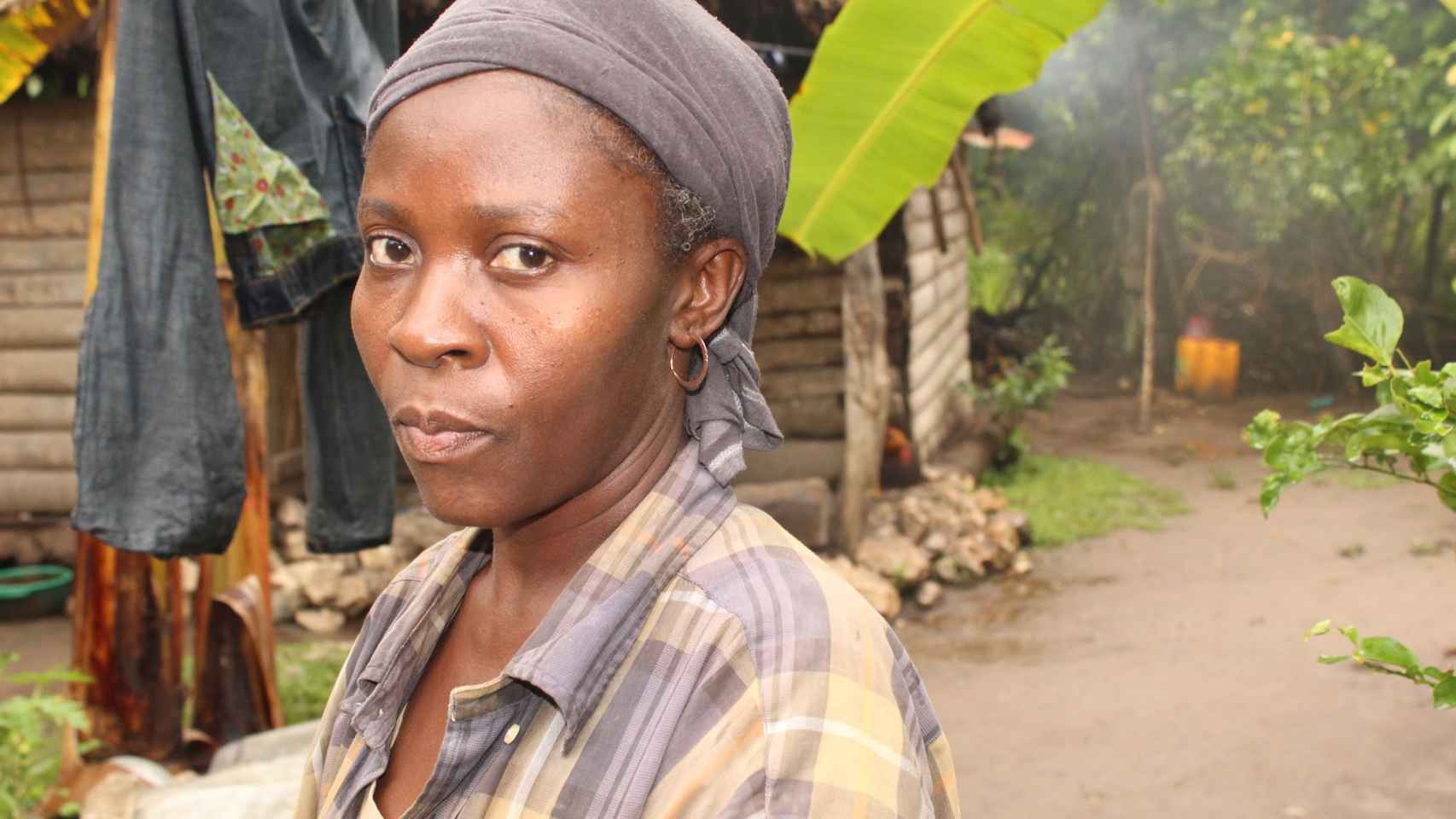 Una residente de Haití, donde la mayor parte de la población desciende de esclavos negros.