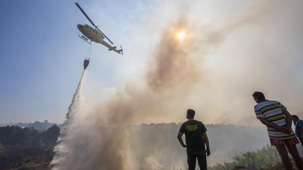 Incendio forestal en Huelva