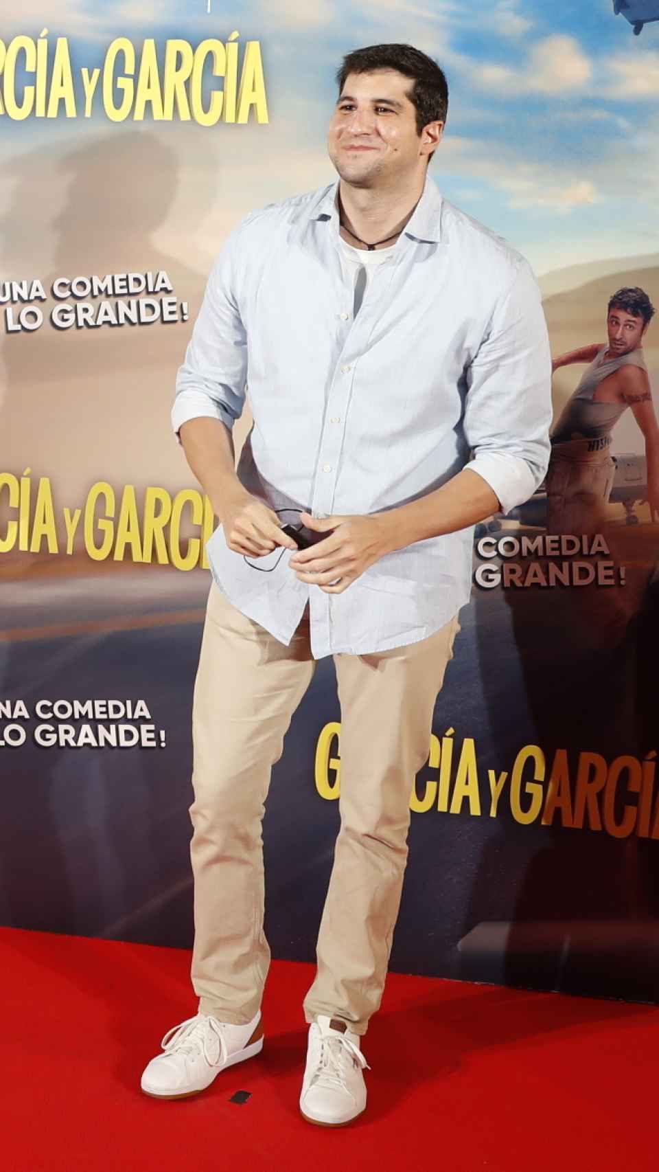 Julián contreras, en el estreno de 'García y García'.
