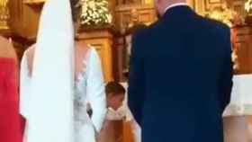 El momento de gloria de Adrián en la boda.