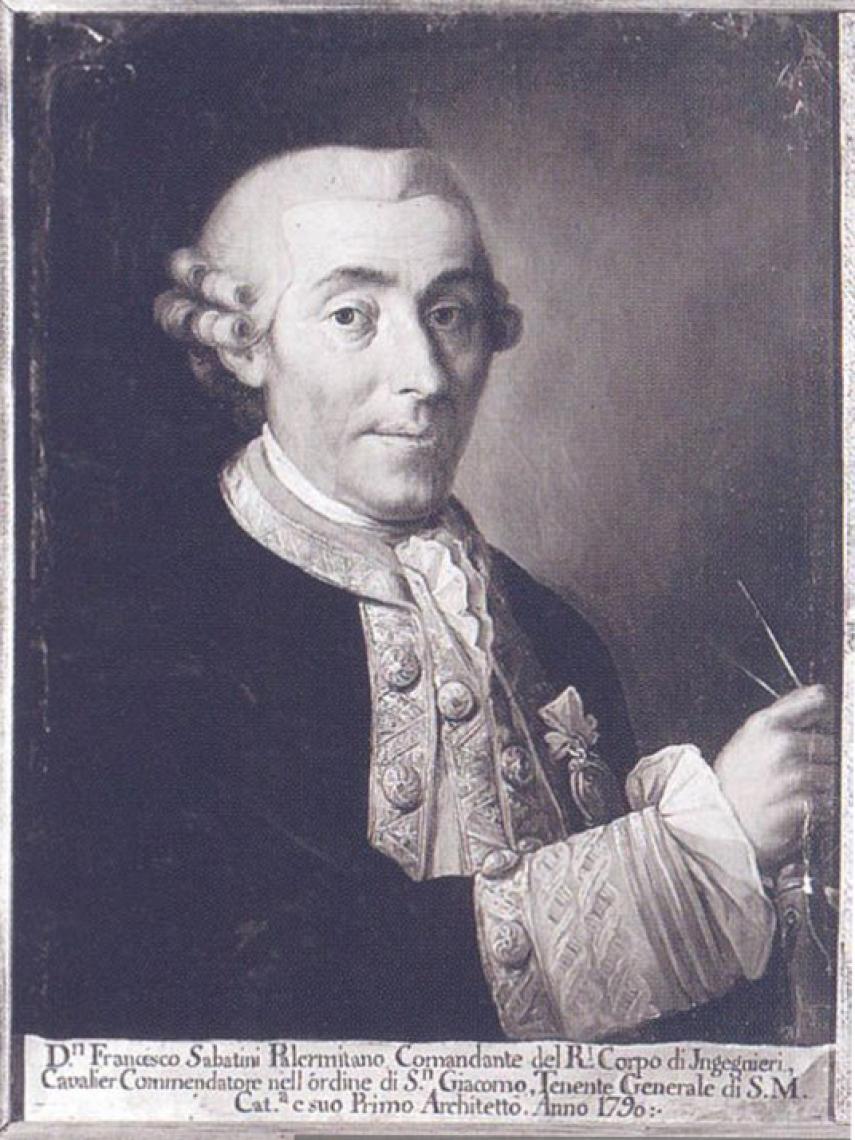 Retrato de Francesco Sabatini hacia 1790.