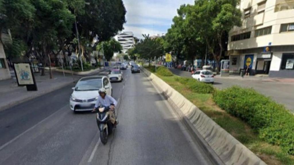 Imagen de la parte de la calle Hilera por donde irá el túnel del Metro.