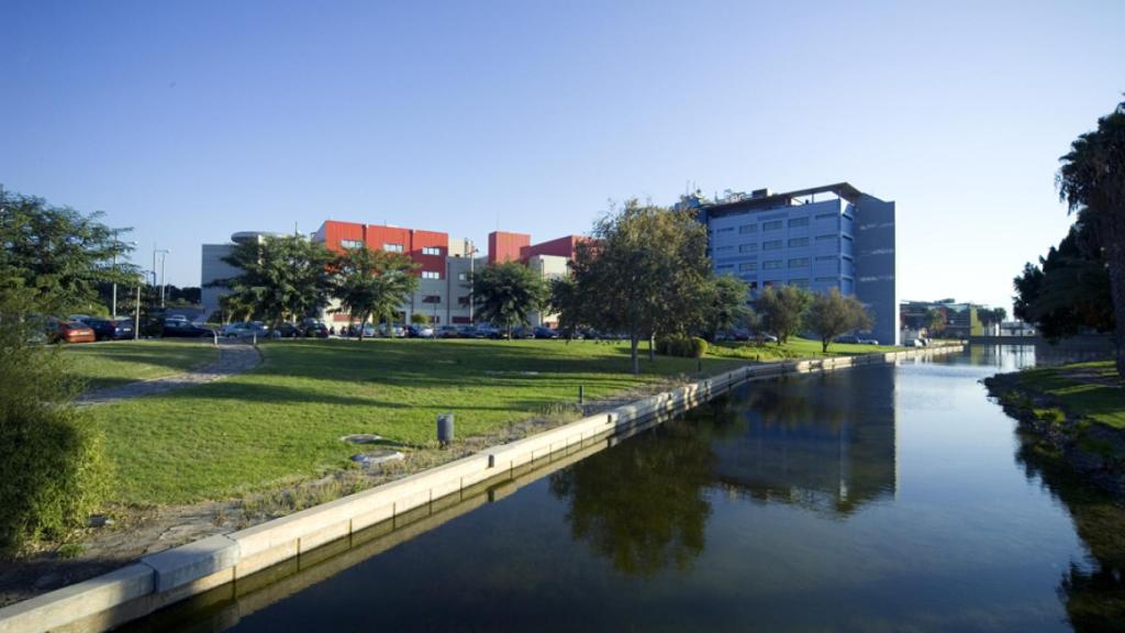 Varios edificios del Parque Tecnológico de Andalucía (PTA), en Málaga.