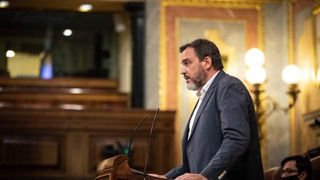 El diputado de Cs, Juan Ignacio López-Bas en el Congreso de los Diputados.