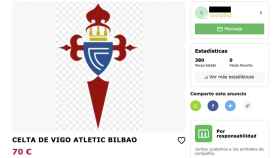 Denuncian la reventa de entradas para el Celta-Athletic de Bilbao