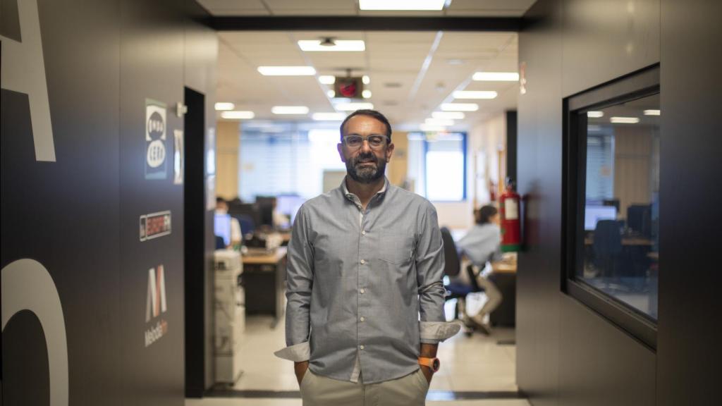 Edu García, en los estudios de Onda Cero.