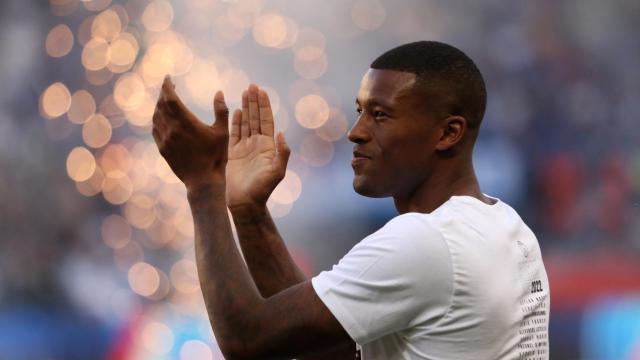 Wijnaldum, en su presentación como jugador del PSG