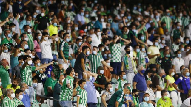 La afición en el estadio Benito Villamarín durante el Real Betis - Real Madrid