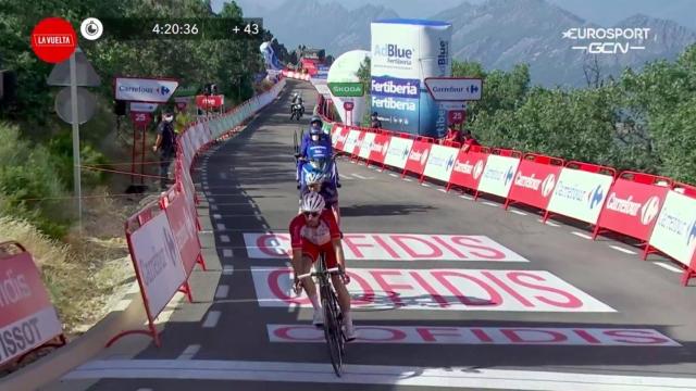 El conquense Jesús Herrada roza la gloria en Pico Villuercas