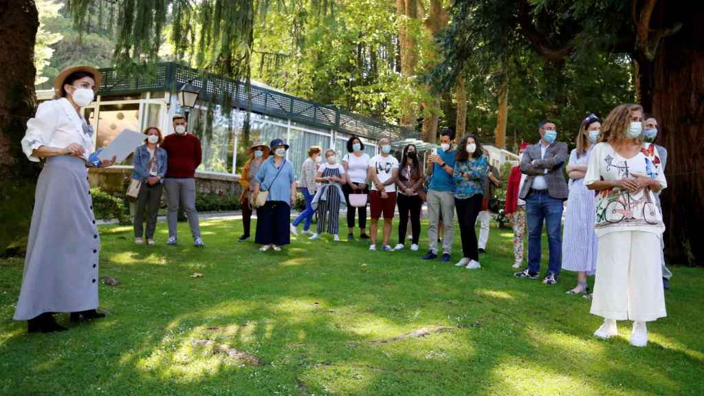 Visita caracterizada al Castelo de Soutomaior.