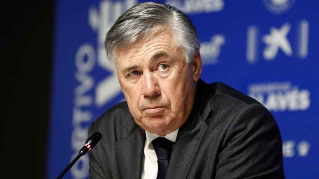 Carlo Ancelotti, en rueda de prensa